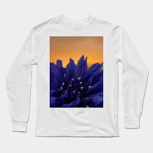 Cornflower at sunset by Anna’s Floristry Design Long Sleeve T-Shirt